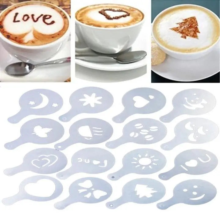 Cute Coffee Instant Art Stencils